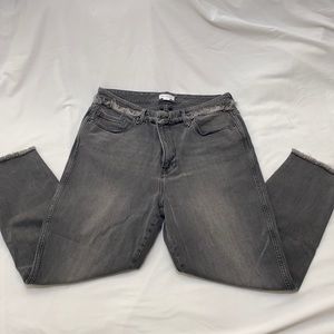 Good American Good Curve Skinny Crop size 16 gray